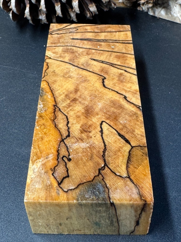 Stabilized Spalted Sugar Maple Knife block/ 1911 Grips SM2