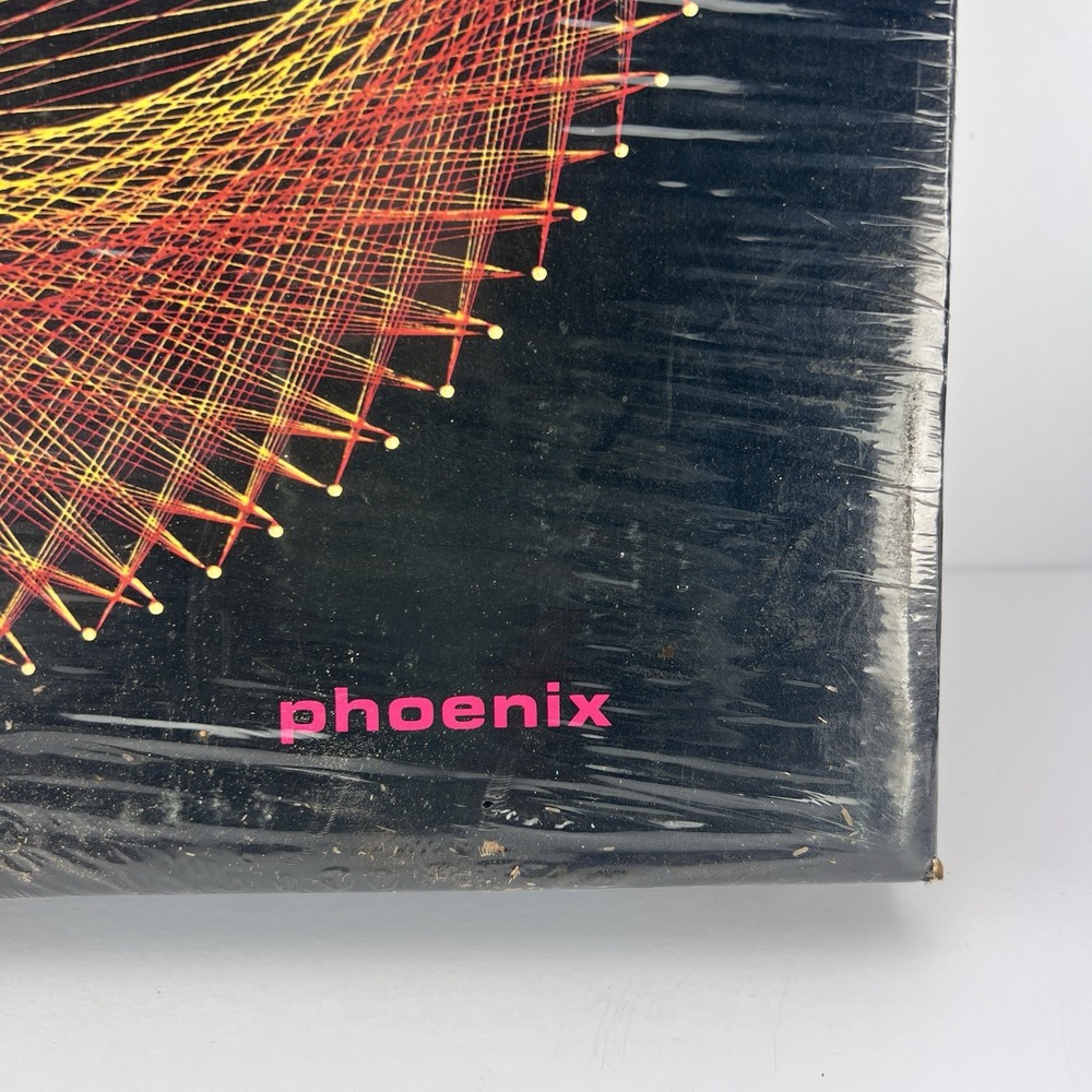 Vintage Thread Art Kit Abstract Phoenix Large 3D Open Door