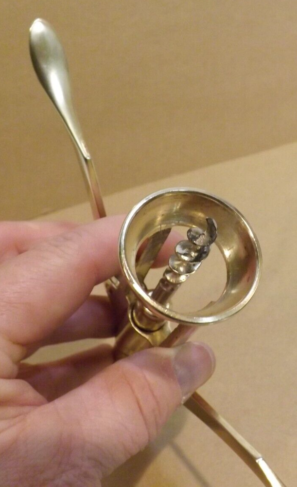 Vintage Brass Corkscrew
