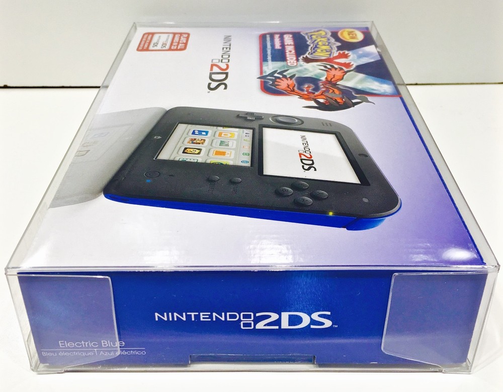 1 Box Protector for NINTENDO 2DS Console Boxes (NTSC) Fits Zelda Link Clear Case
