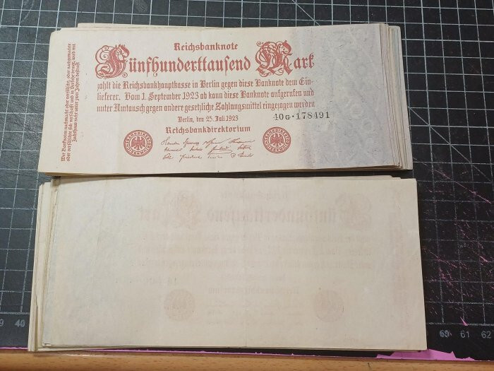 Germany   P92 500000 Marks（1923），XF