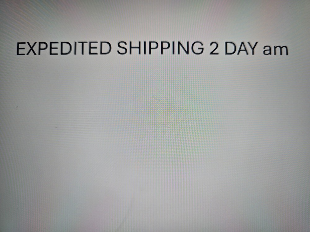 Expedited Shipping