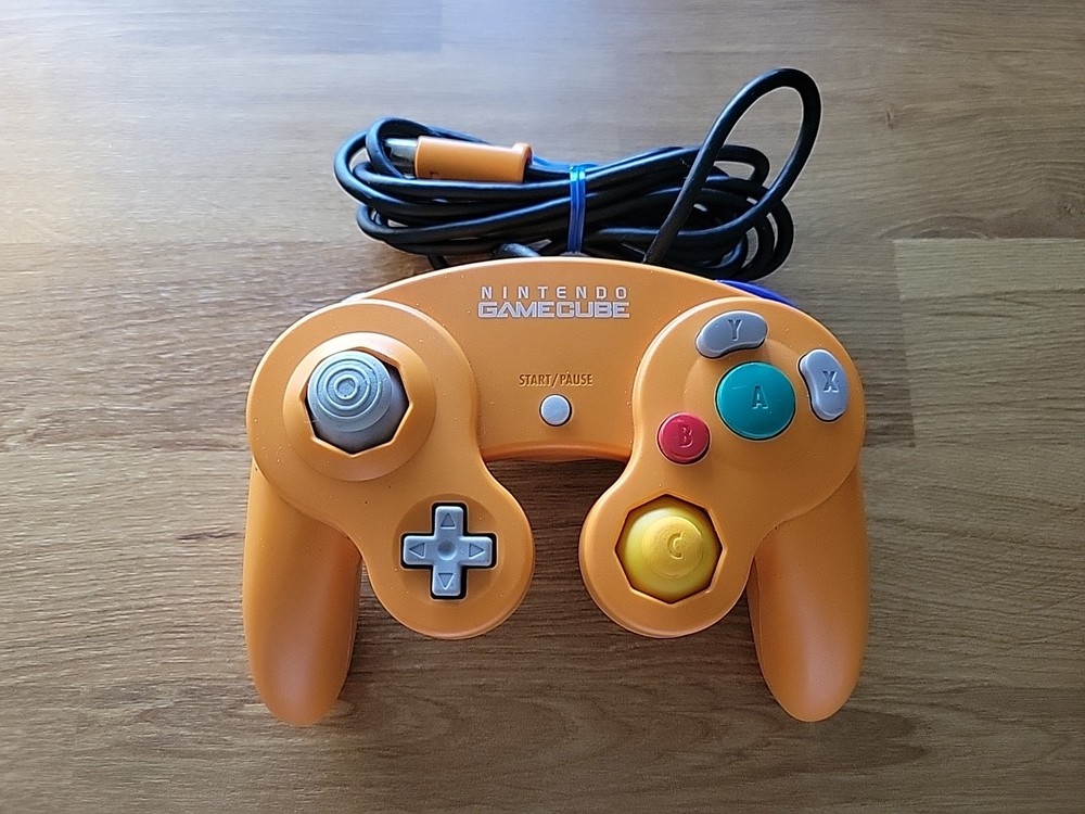 Nintendo GameCube Controller Orange Official OEM DOL-003