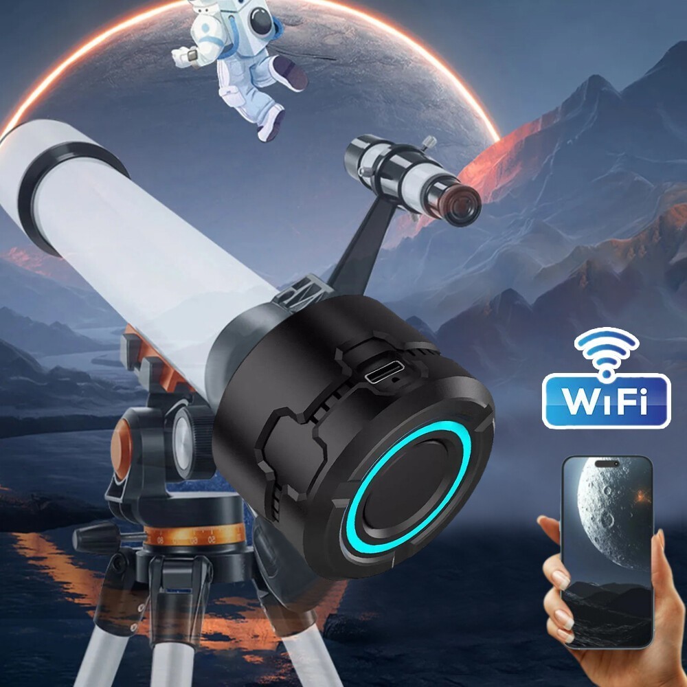 WIFI Electronic Eyepiece Astronomical Telescope Camera Upgraded 4K