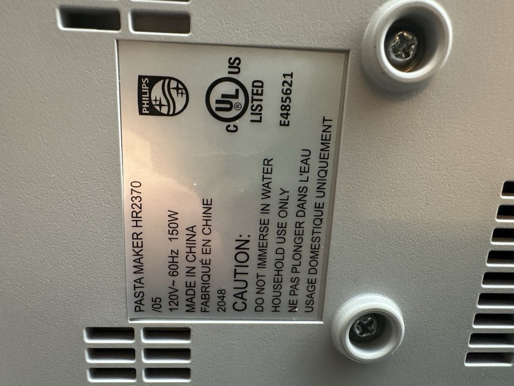 Philips Pasta Maker HR2370 Replacement Part Motor Base Unit Only