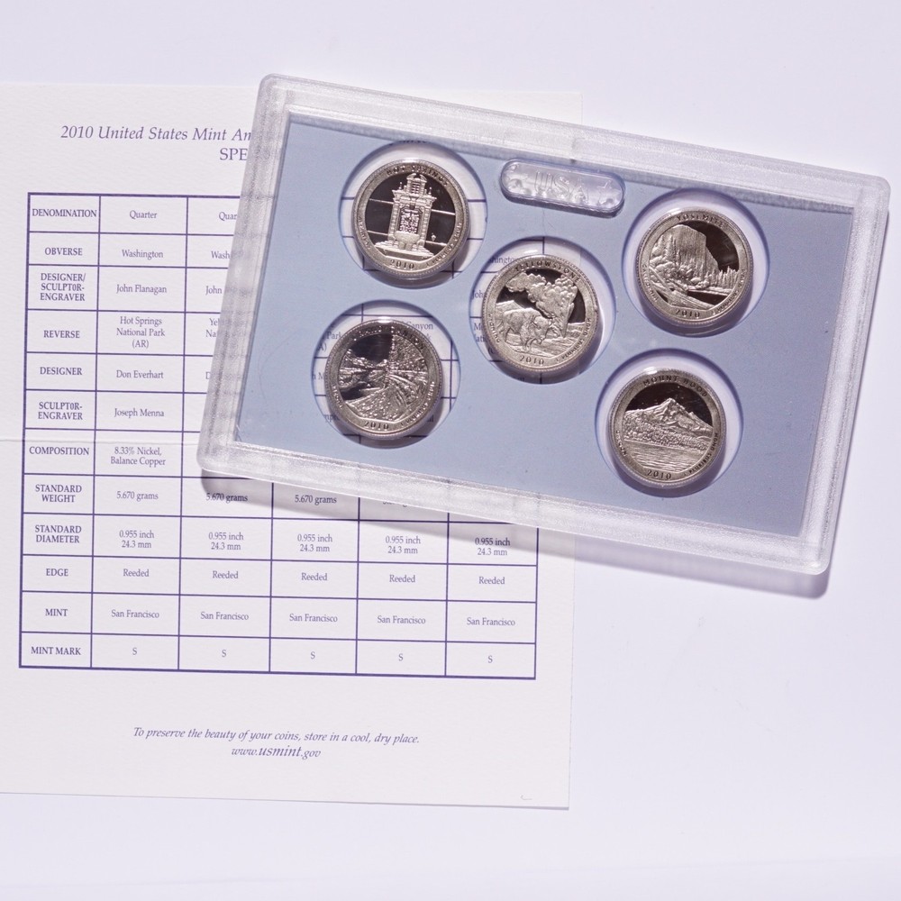2010 Proof Set Quarters