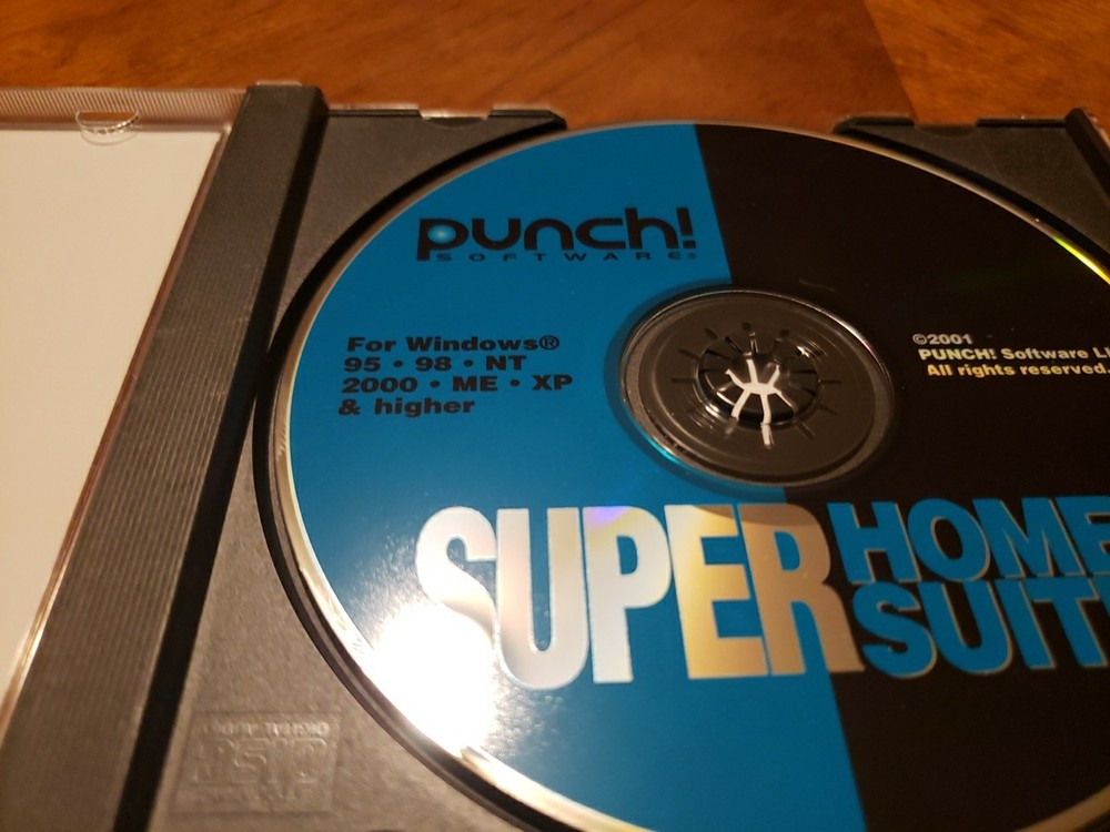 Punch Super Home Suite PC CD ROM Home Design Software