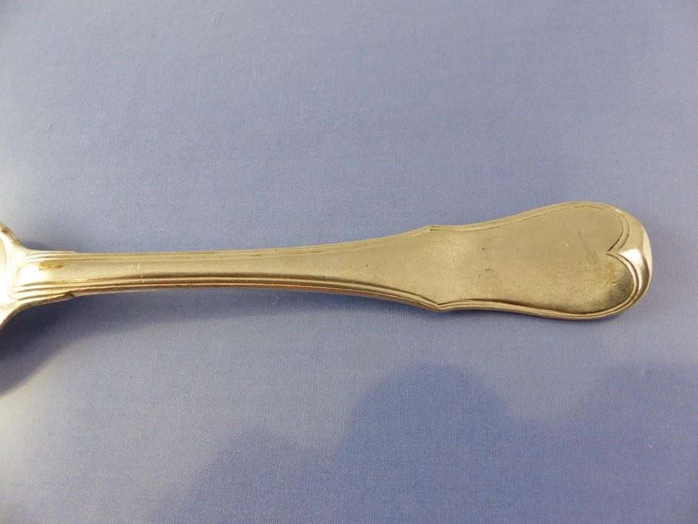 unknown EUROPEAN THREADED TABLE SPOON SILVER "FBH 1806"