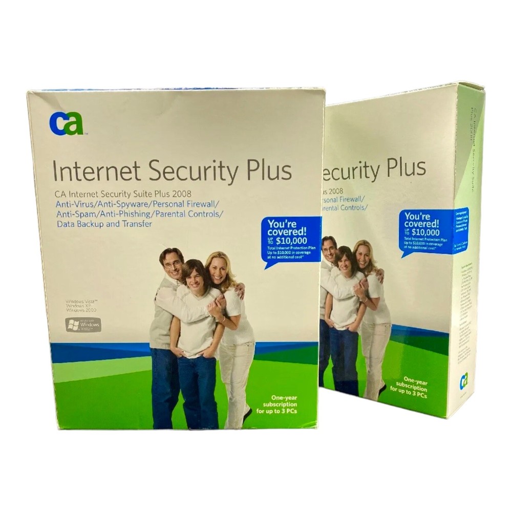 CA internet security plus 2008 Lot Of 2