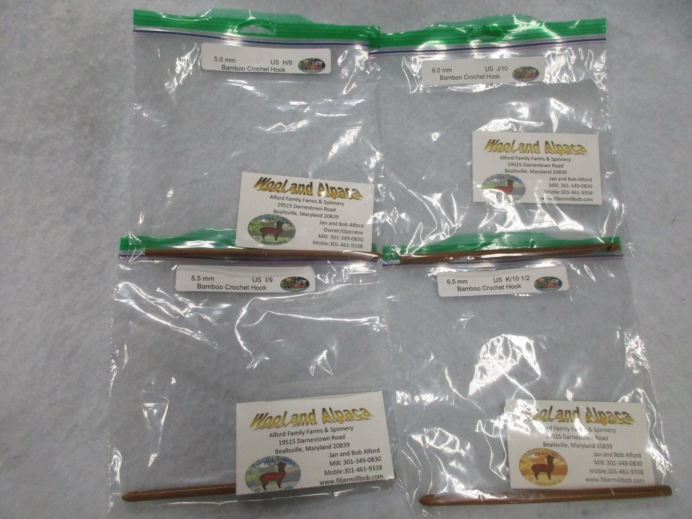 Bamboo Crochet hooks