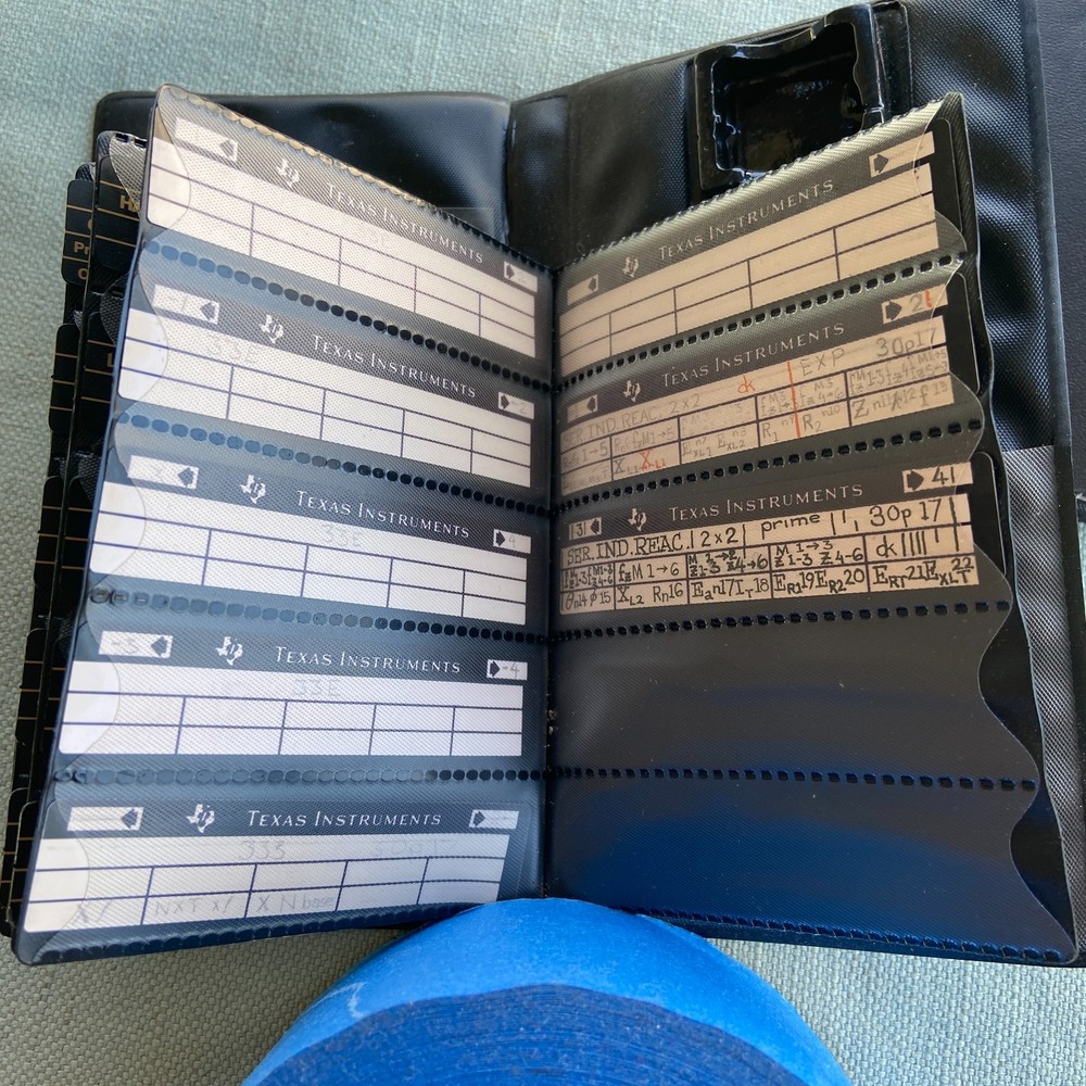 TI Solid State Software Calculator 1977 LE-01-LE-21 Master Library Module ML-02