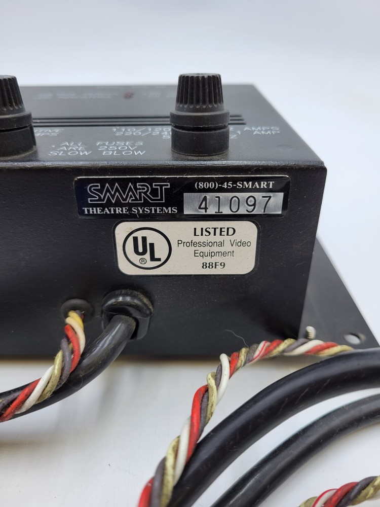 Smart RPS-20 Stereo Processor Regulated Power Supply Used Black