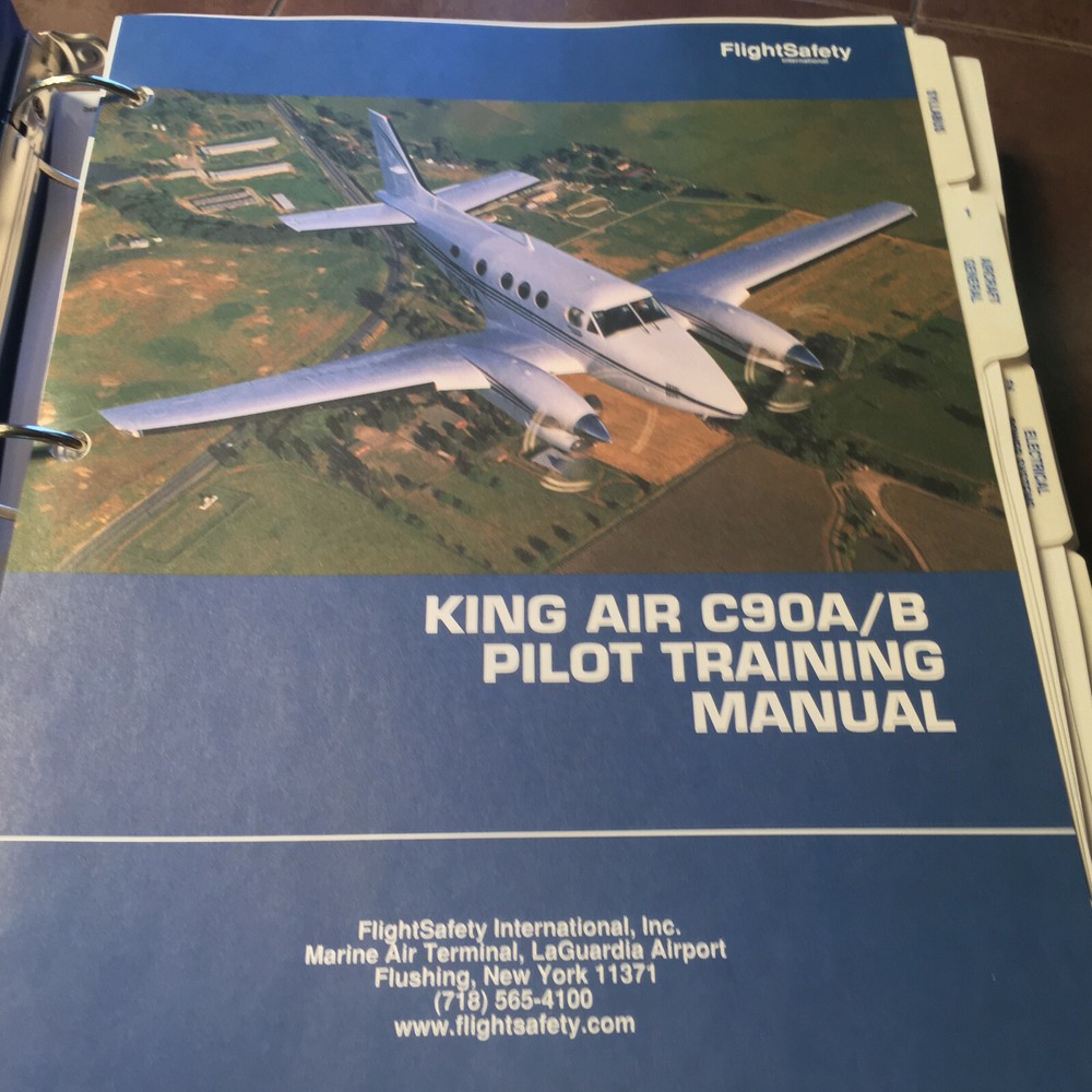 Beechcraft C90A and C90B Pilot Training Manual.