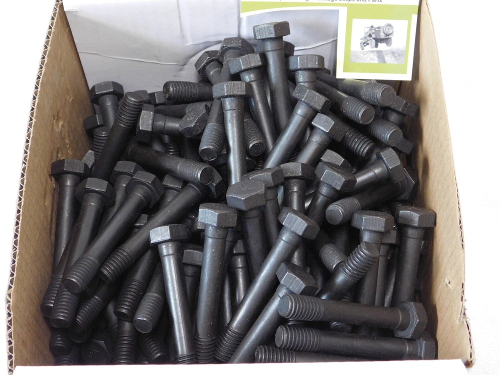 Ford GPW Cylinder Head Stud Bolt. F Script Marked.