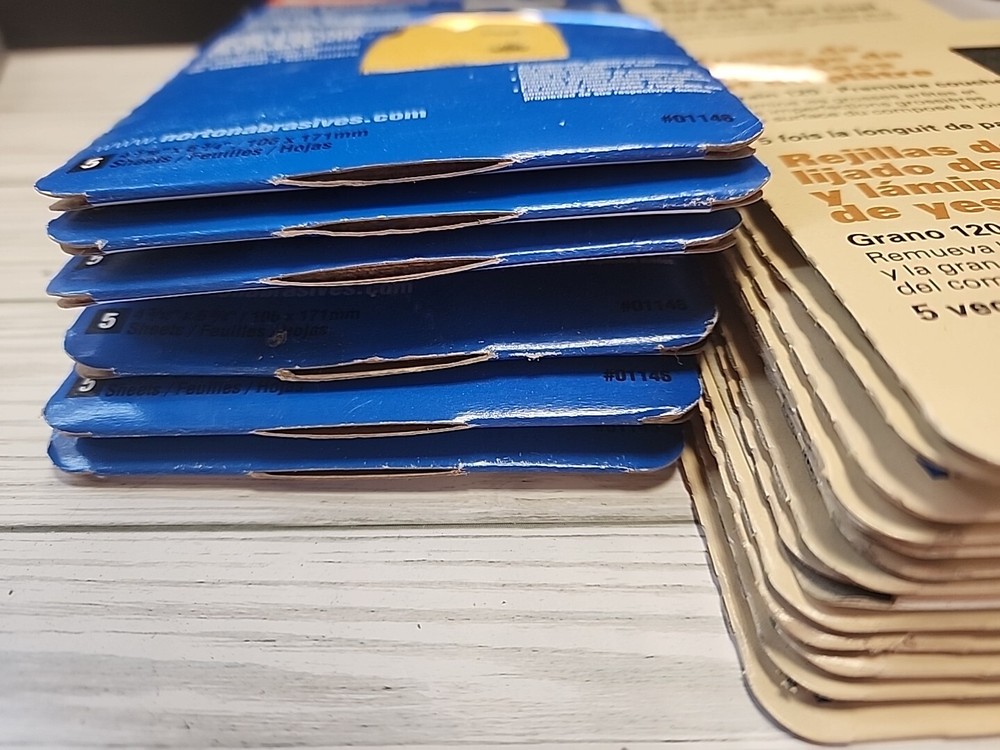 Norton Sandpaper Sheets Lot