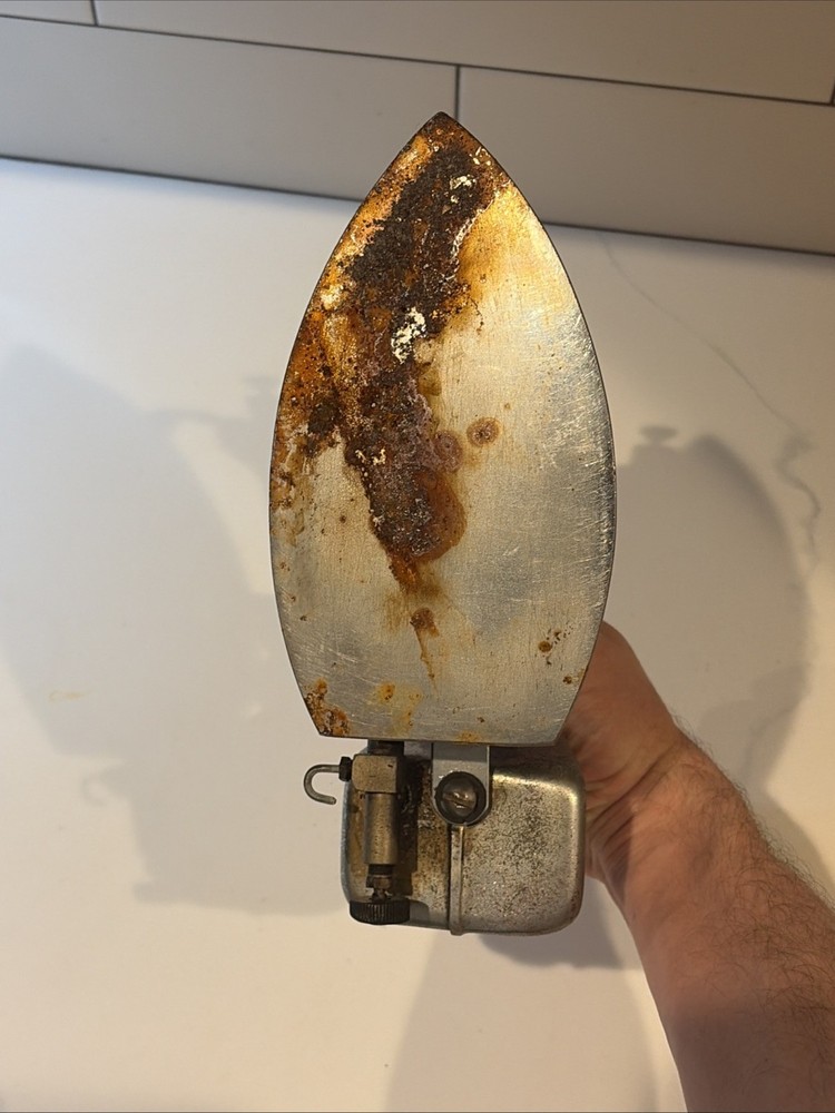 Vintage Diamond Gas Powered Iron Untested