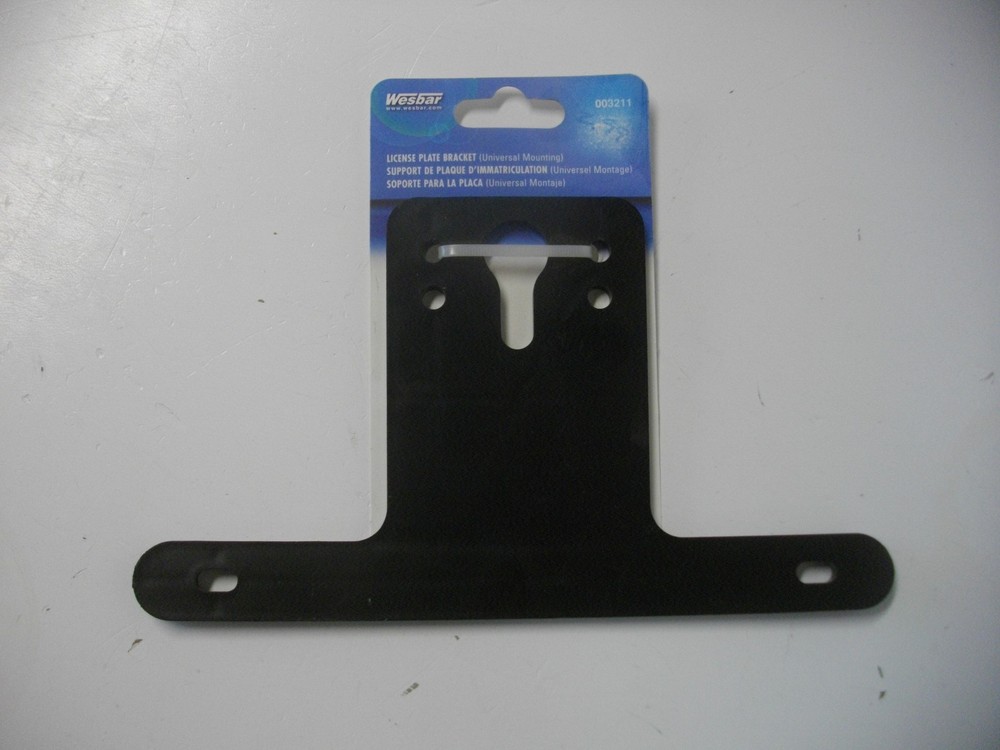 Wesbar 003211 Universal Mounting License Plate Bracket 3211