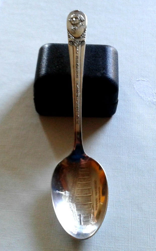 WM Rogers Silverplate Presidential Spoon - George Washington