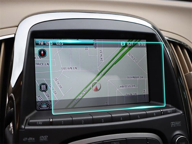 Crystal Clear Screen Protector for 2012 Buick Lacrosse Vehicle Navigation