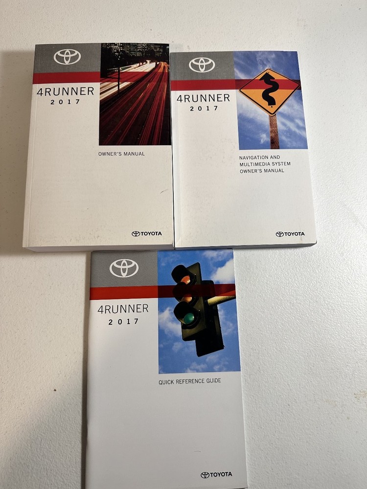 2017 Toyota 4Runner Owner's Manual Set