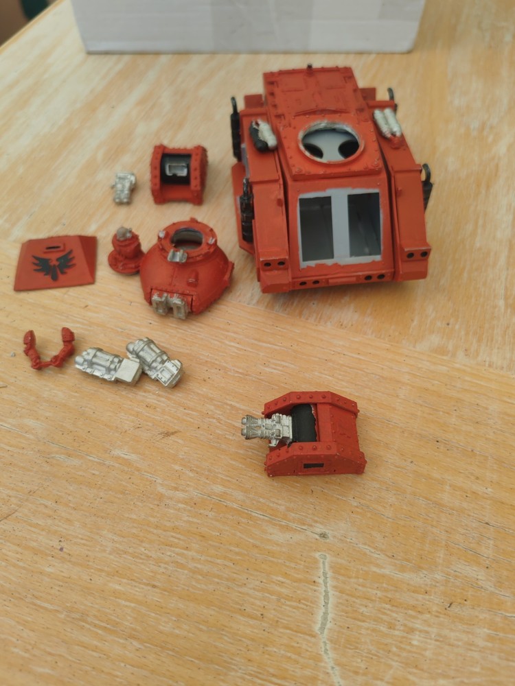 Warhammer 40k Space Marine Baal Predator Metal And Plastic OOP