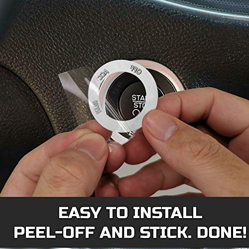 Push Start Button Cover for Dodge Challenger Charger Durango Ruby Red