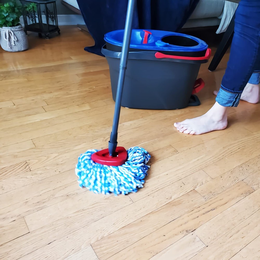 4 Pack Spin Mop Replacement Heads Microfiber Mop Refills Compatible with 2 Ta