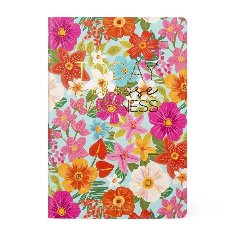 Legami Today I Choose Happiness A5 Lined Notebook
