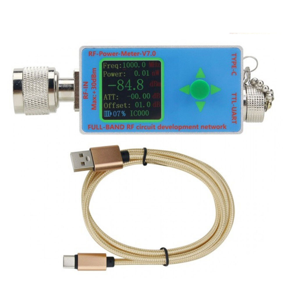 N-Type RF Power Meter V7 10GHz Type-C Full-band RF Circuit Development Network