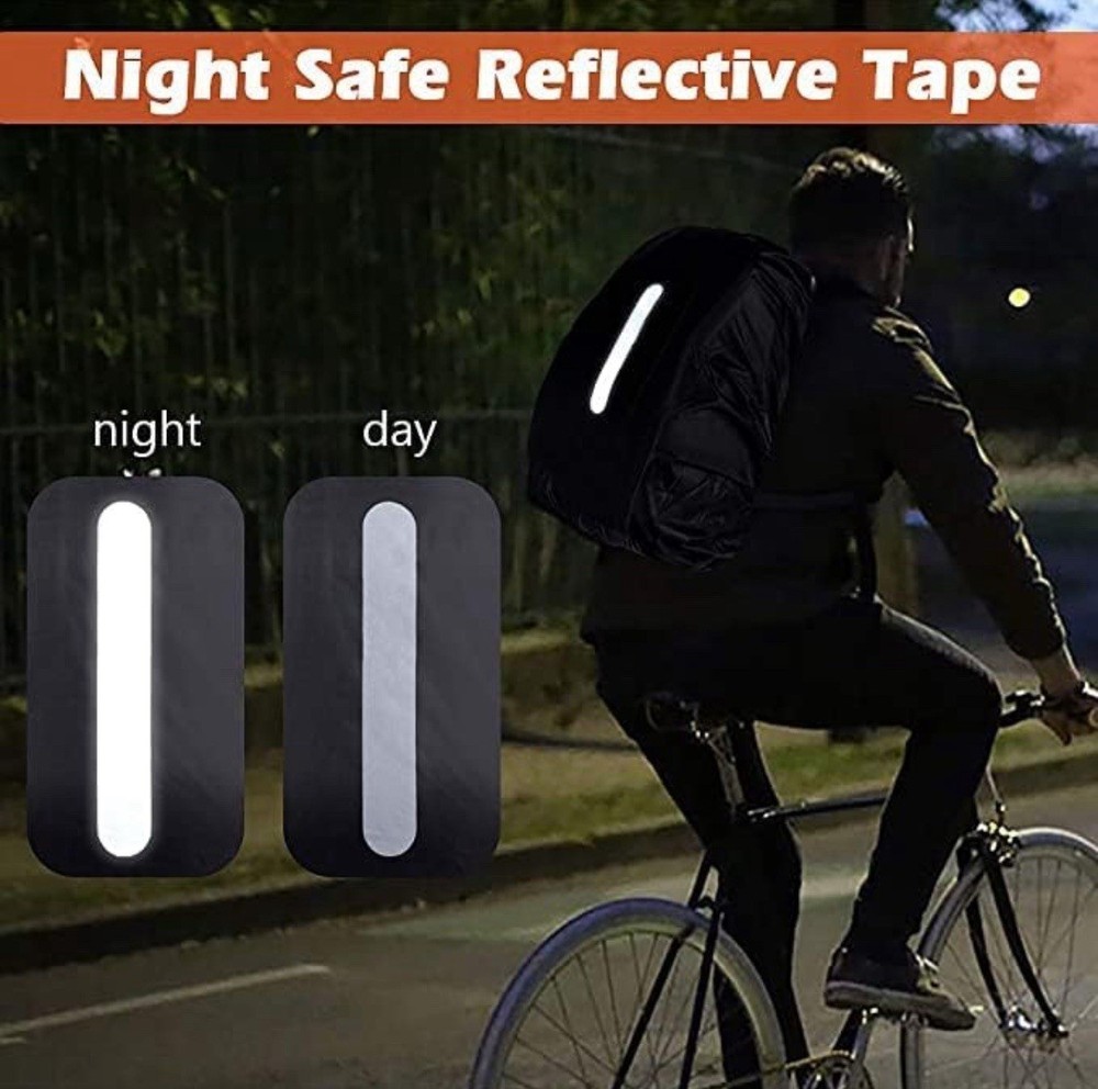 Waterproof Backpack Rain Cover Set with Reflective Strap Reflective Small