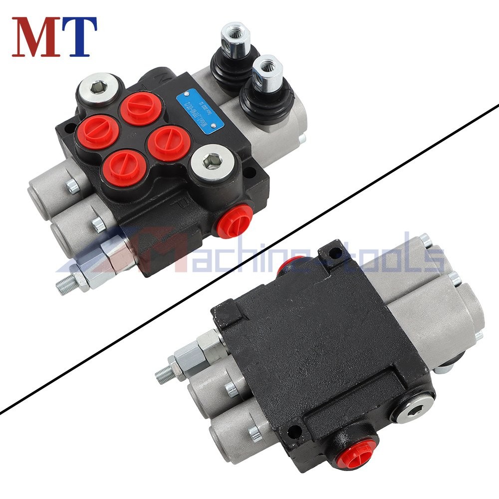 BSPP 2 Spool High-Flow Valve 3600 PSI for Custom Hydraulic Systems