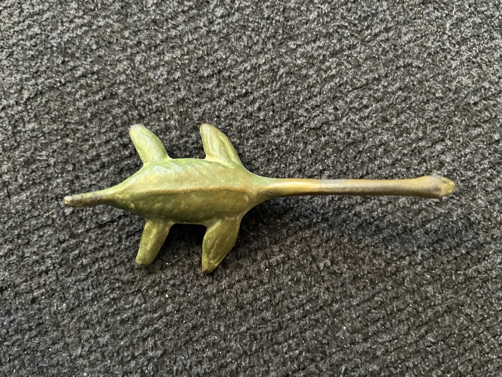SRG CO. METAL DINOSAUR FIGURE, PLESIOSAURUS, 1947