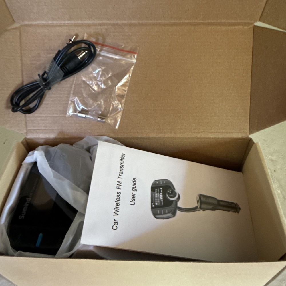 Upgraded Version Bluetooth FM Transmitter, Sumind Wireless Radio Adapter Car Kit