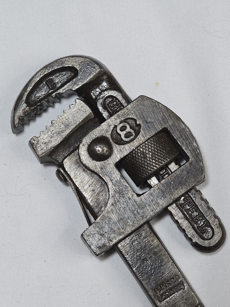 MANSCO TOOLS 8 Inch TRIMO Style Pipe Wrench West Germany