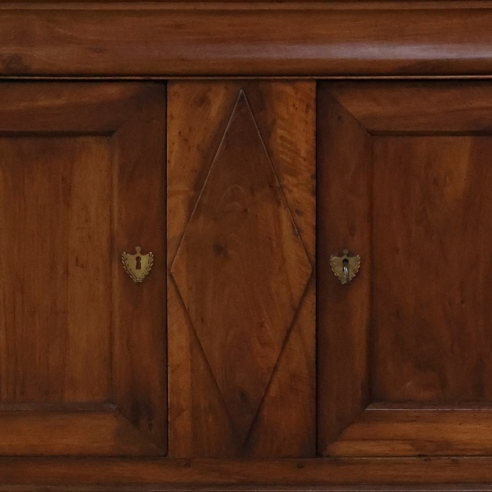 19th Century French Empire Walnut Buffet