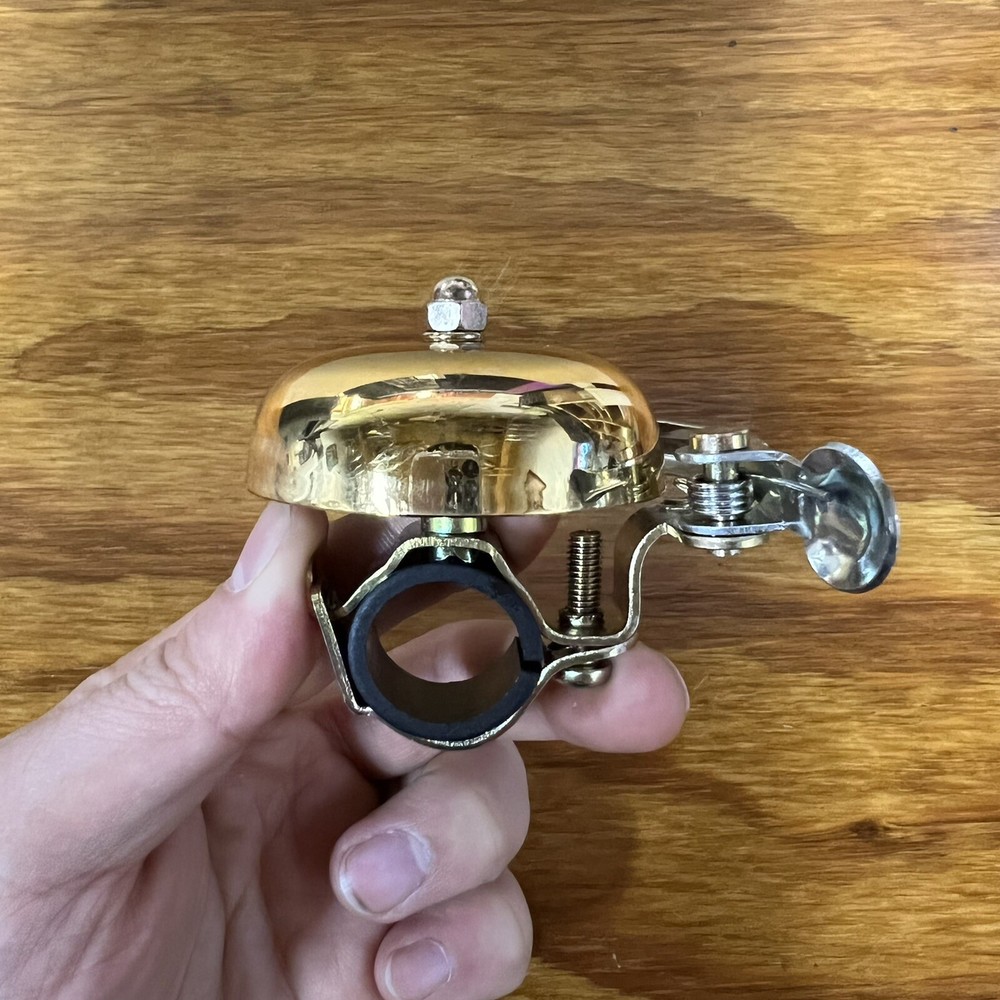 BICYCLE BRASS BELL QUALITY LOUD LONG RING SOUND