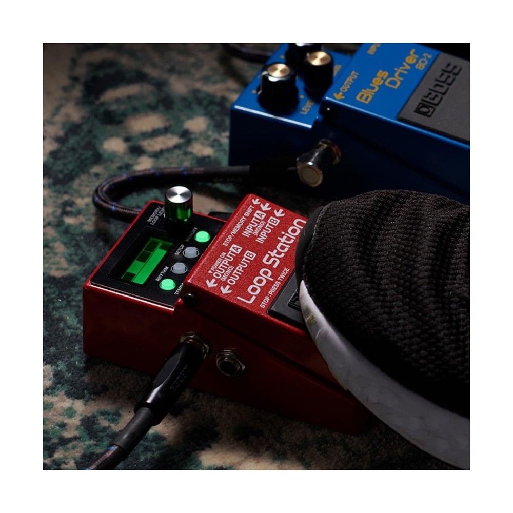 Boss RC-5 Loop Station Compact Phrase Recorder Pedal Bundle with 2x Strukture...