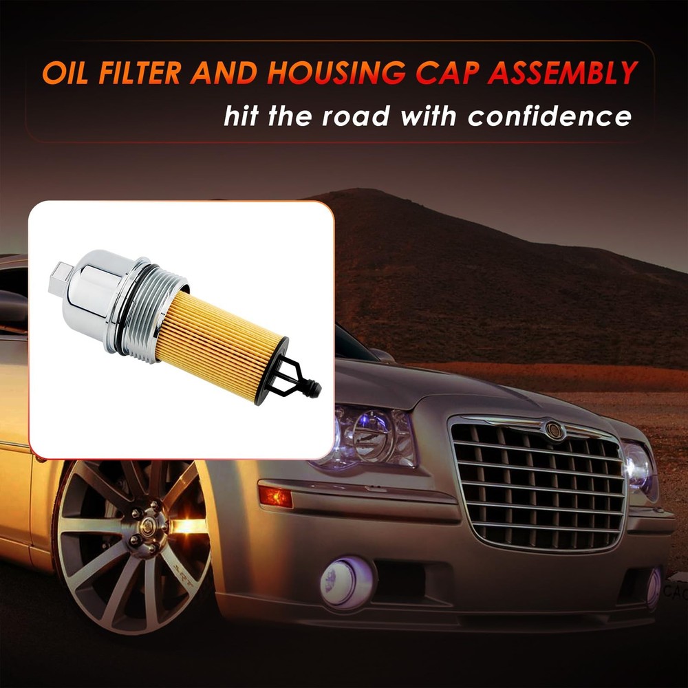 Aluminum Oil Filter Housing Cap & Assembly,
