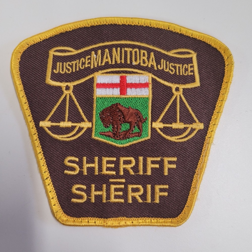 Manitoba Canada Sheriff Patch