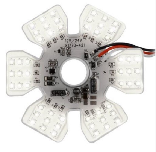 White 54 LED Dual Function Air Cleaner Light For Peterbilt Kenworth Freightliner