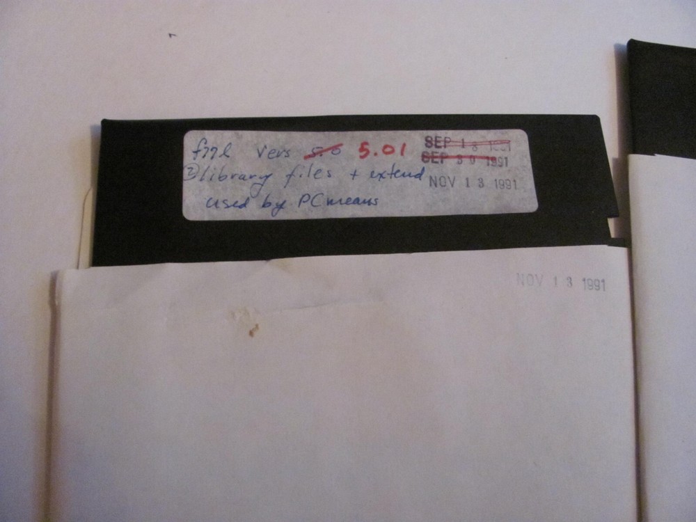 VINTAGE COMPUTER FLOPPY DISK LOT MS, FORTRAN, MISC.. 7 DISKS 1991