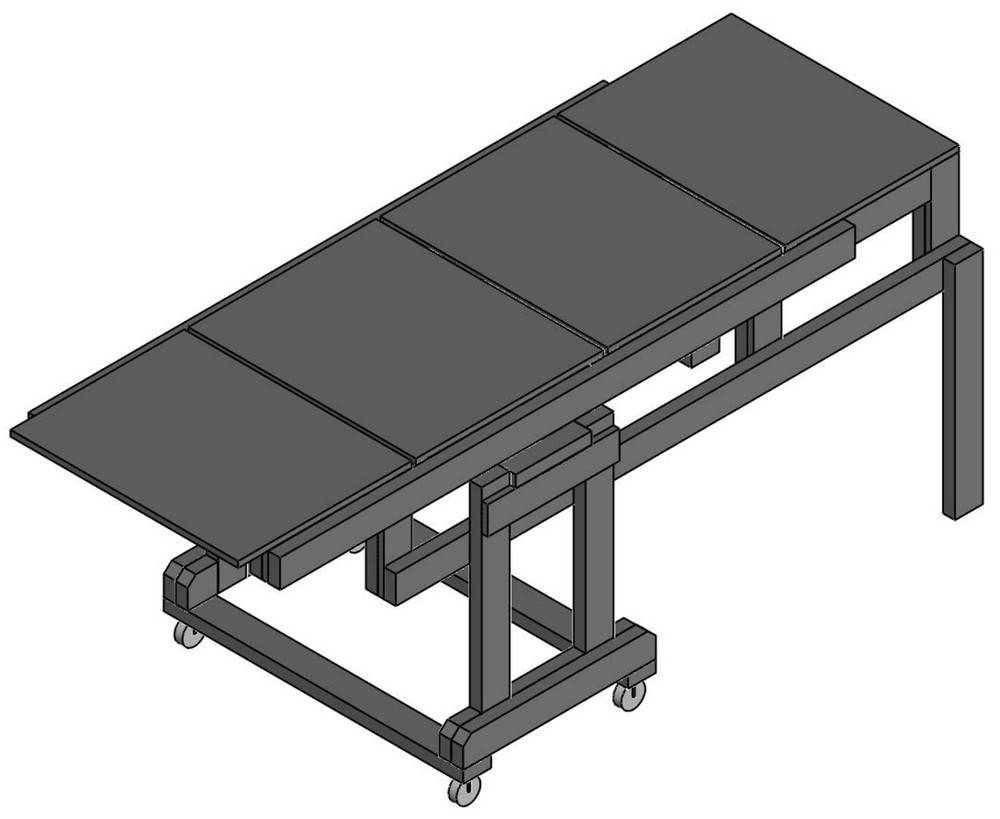 Transforming 7.5' Workbench to 7' Shelf How-to Book; Pattern Plan DIY Easy Build