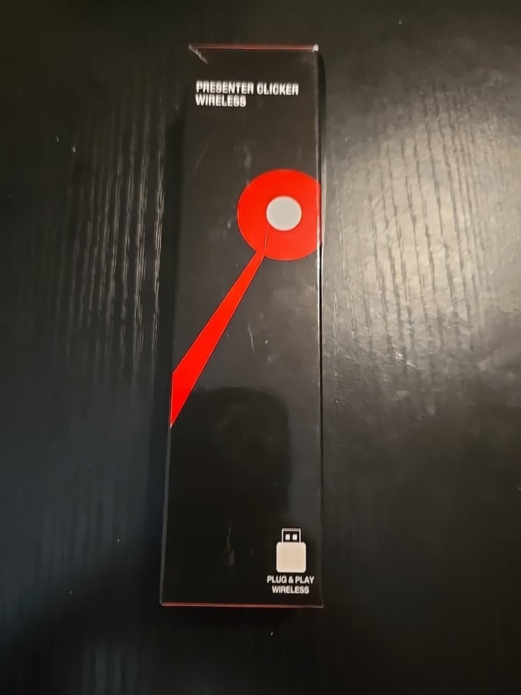 Rechargeable Presentation Clicker for Green Light Pointer, Wireless Presenter...