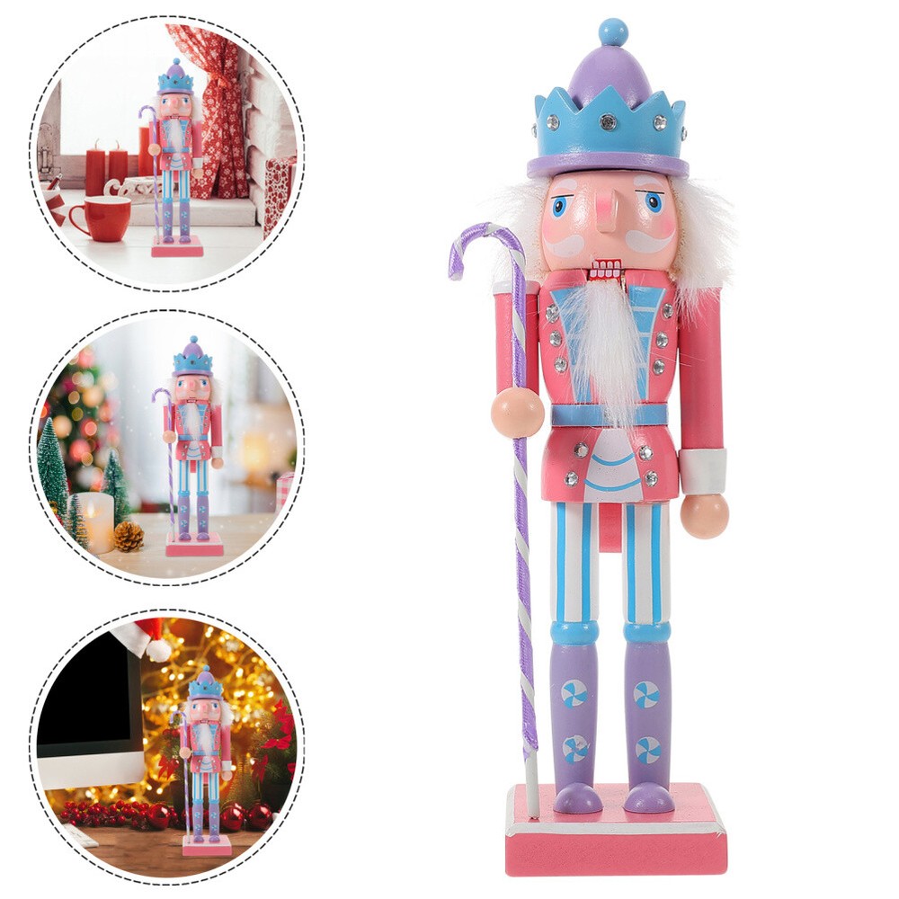 1PC Xmas Nutcrackers Christmas Decor Nutcrackers Ornament Nutcracker Figure