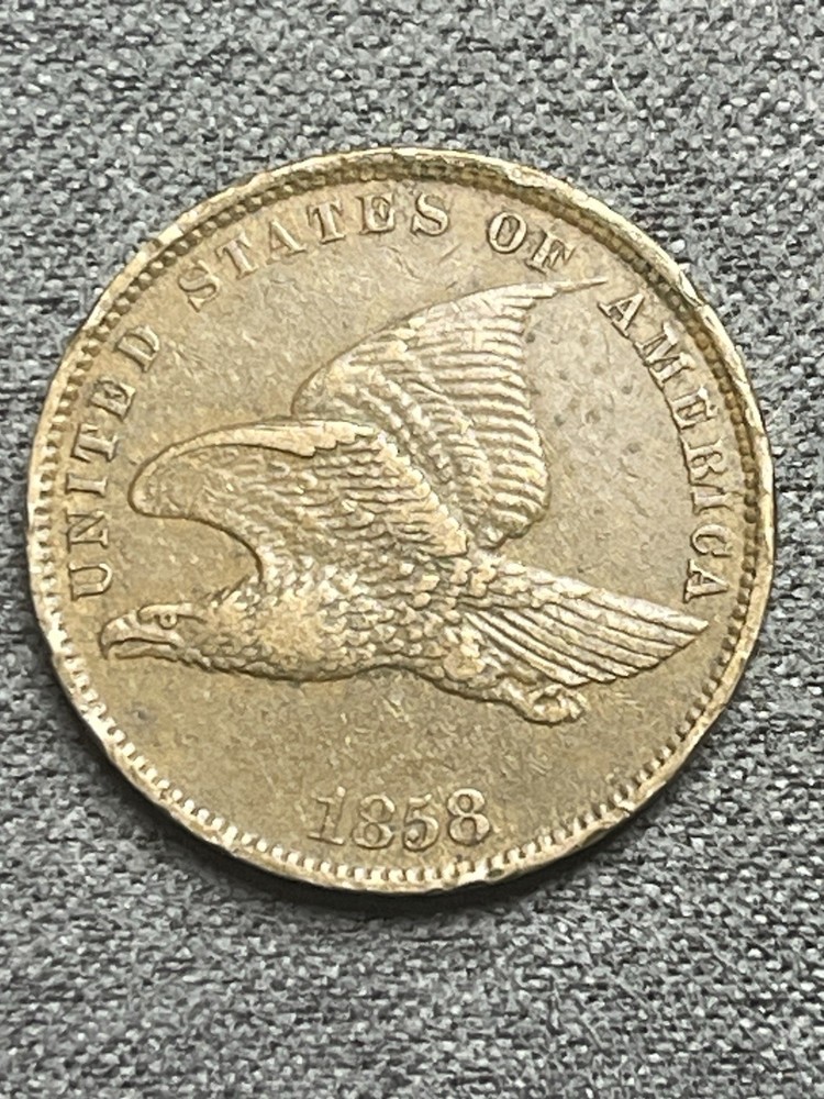 1858 FLYING EAGLE CENT (#170)