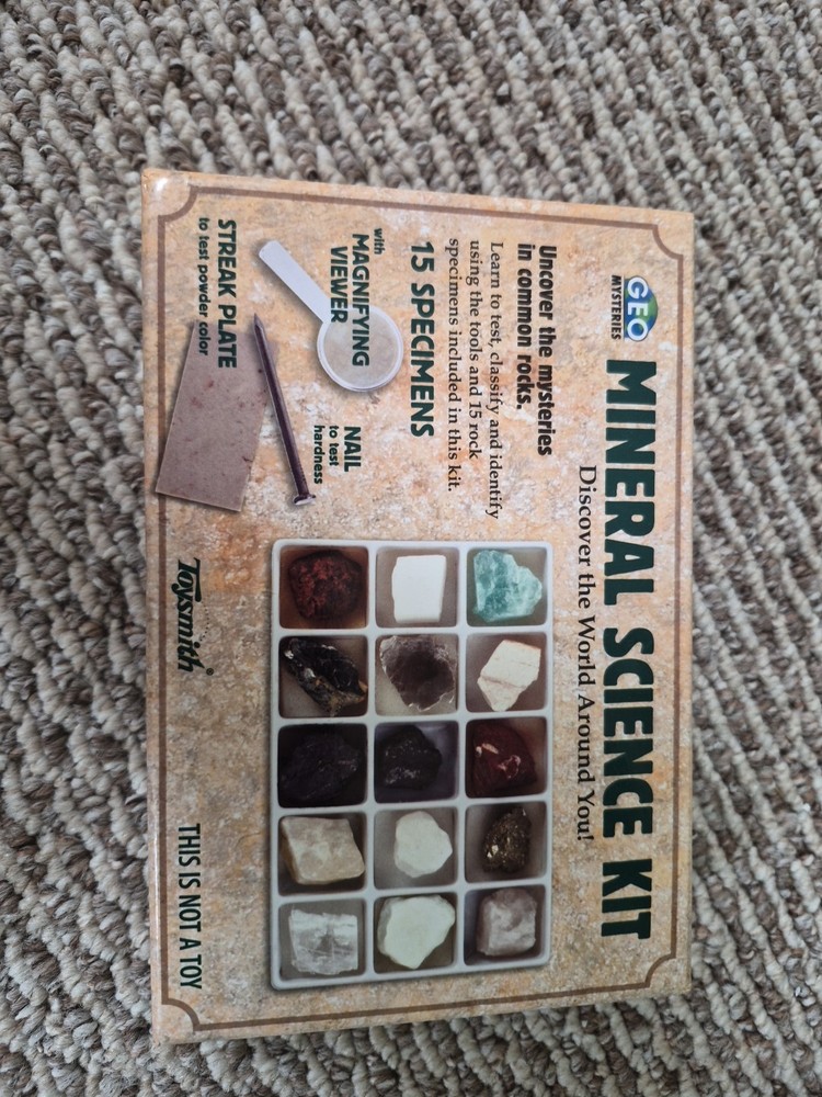 Mineral Science Kit Learning STEM Educational Toy Toysmith