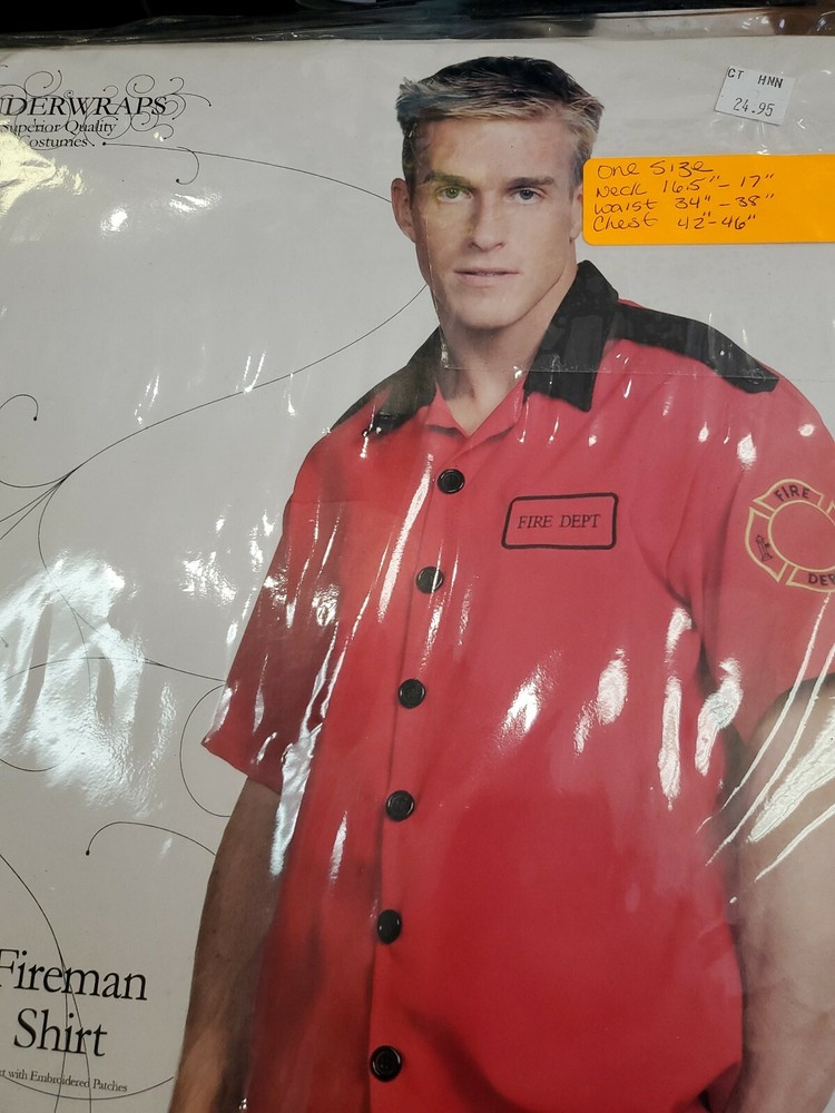 XX 29052 Fireman Shirt  by Underwraps
