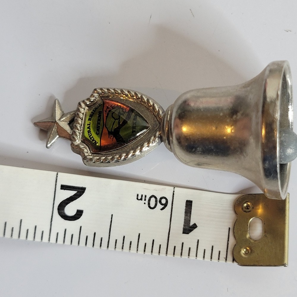 Texas Natural Bridge Caverns Silver Bell With Star Happy charm