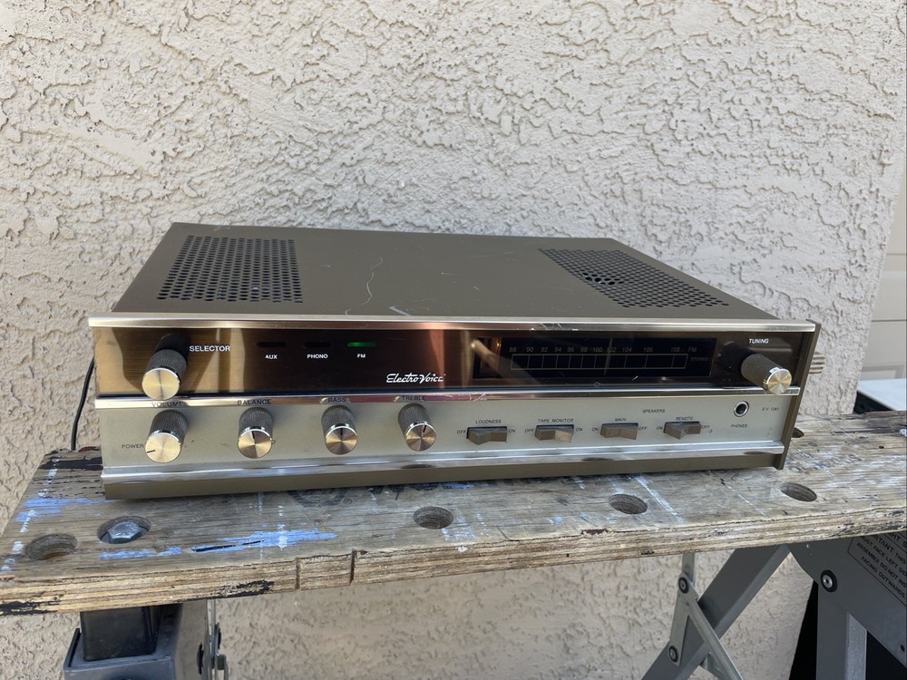 Electro-Voice E-V 1281 FM Stereo Receiver UNTESTED