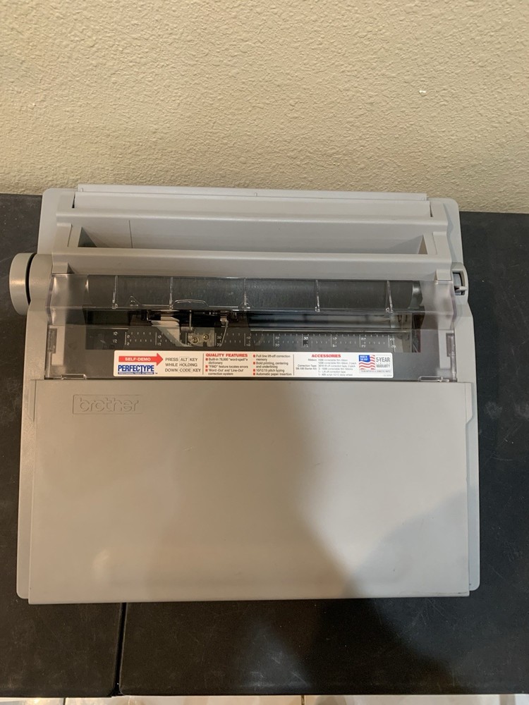 Brother Gx-7500 Electronic Typewriter Tested Working